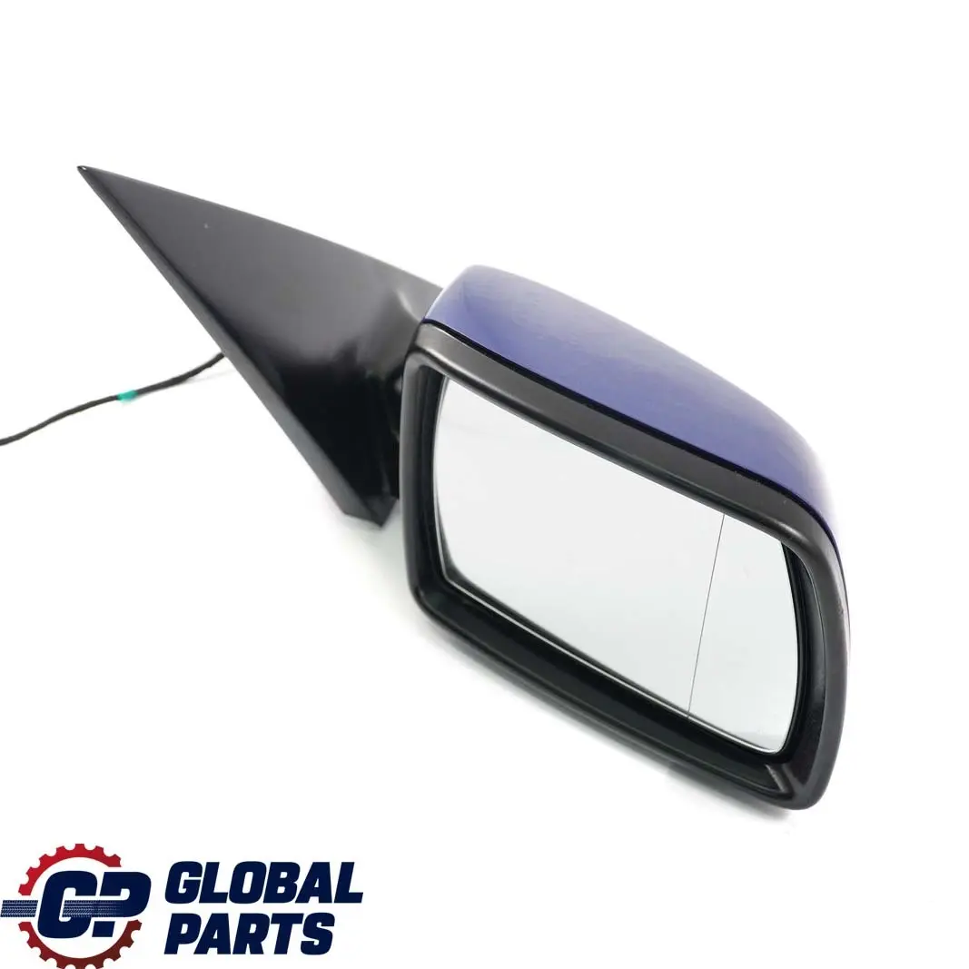 BMW X3 E83 LCI Heated Right Door Wing Mirror O/S Montegoblau Montego Blue A51 - SKU rhd-3448134-MTB - Part number 3448134