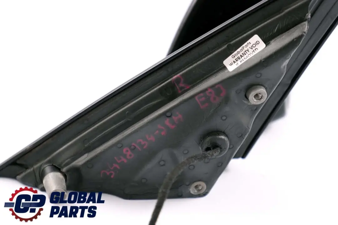 BMW X3 Series E83 Right O/S Door Wing Heated Outside Mirror Schwarz 2 Black 668 - SKU rhd-3448134-SCH - Part number 3448134