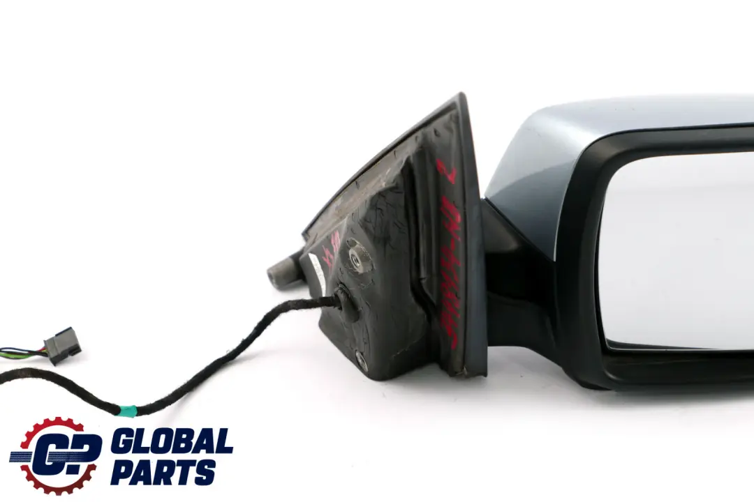 BMW X3 Series E83 Heated Right Door Wing Mirror O/S Bluewater Metallic 896 - SKU rhd-3448134-WB - Part number 3448134