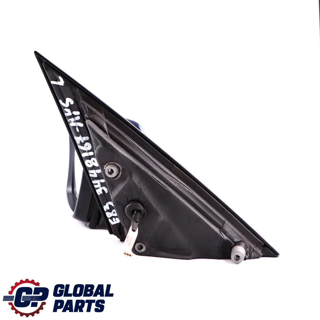 BMW X3 E83 Front Left Door Wing Mirror N/S Mysticblau Metallic Mystic Blue A07 - SKU rhd-3448167-MYS - Part number 3448167