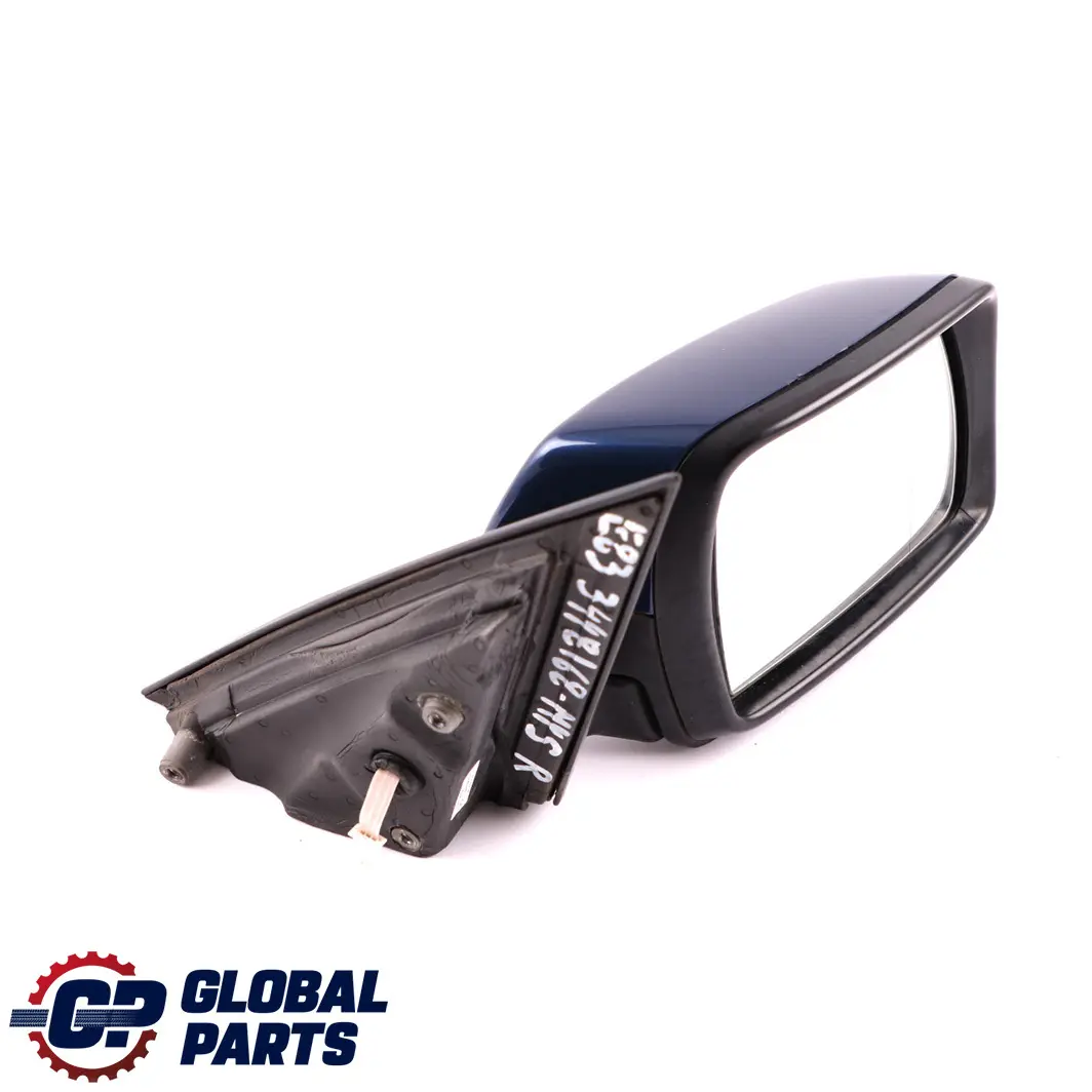 Front Right Door Wing Mirror O/S Mysticblau Metallic Mystic Blue A07 to BMW X3 E83 with Part number 3448168 BMW X3 E83 Front Right Door Wing Mirror O/S Mysticblau Metallic Mystic Blue A07 - SKU rhd-3448168-MYS - Part number 3448168