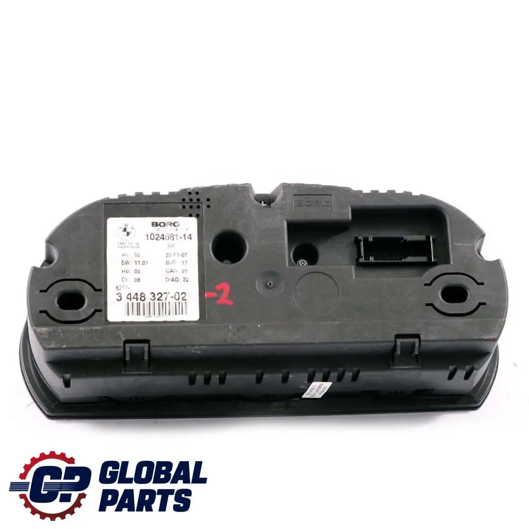 Instrument Cluster Speedo Clocks Diesel Manual to BMW X3 Series 2 E83 LCI with Part number 3448327 BMW X3 Series 2 E83 LCI Instrument Cluster Speedo Clocks Diesel Manual - SKU rhd-3448327-2 - Part number 3448327