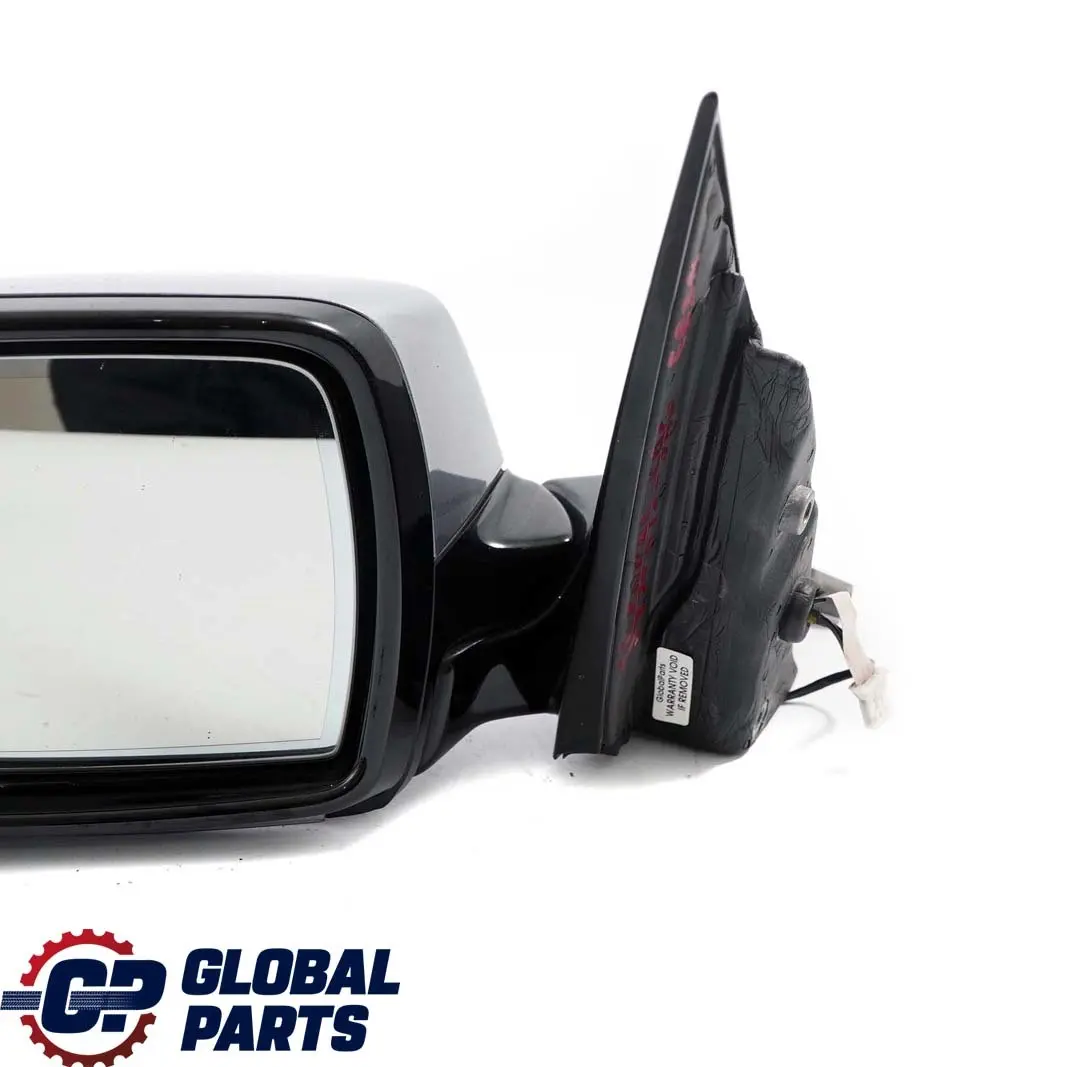 BMW X3 E83 LCI High Gloss Auto Dip Left N/S Wing Mirror Silbergrau Silver Grey - SKU rhd-3450527-SBG - Part number 3450527