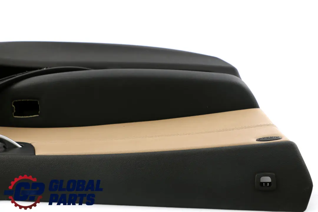 Front Left N/S Door Card Lining Fabric Leather Black Beige to BMW X3 E83 LCI with Part number 3451213 BMW X3 E83 LCI Front Left N/S Door Card Lining Fabric Leather Black Beige - SKU rhd-3451213 - Part number 3451213