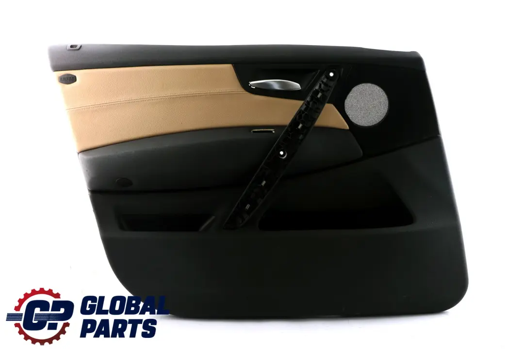 Front Left N/S Door Card Lining Fabric Leather Black Beige to BMW X3 E83 LCI with Part number 3451213 BMW X3 E83 LCI Front Left N/S Door Card Lining Fabric Leather Black Beige - SKU rhd-3451213 - Part number 3451213