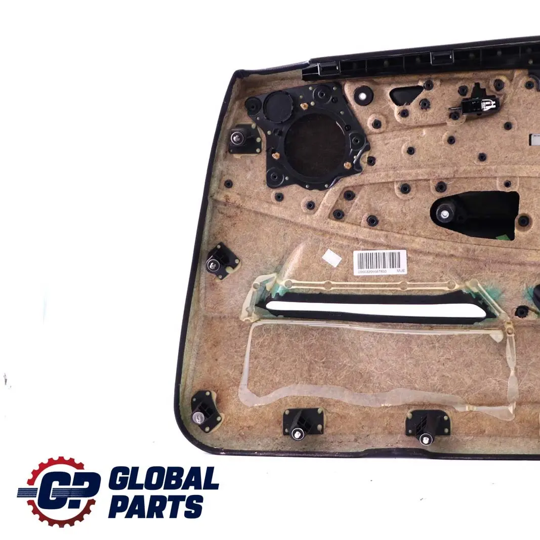 Front Left N/S Door Card Lining Vinyl Sensatec Black to BMW X3 Series E83 with Part number 3451229 BMW X3 Series E83 Front Left N/S Door Card Lining Vinyl Sensatec Black - SKU rhd-3451229-1 - Part number 3451229