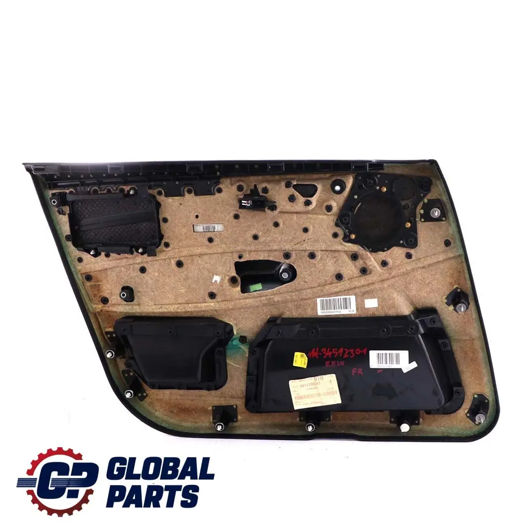 BMW X3 Series E83 Front Right O/S Door Card Lining Vinyl Sensatec Black - SKU rhd-3451230-1 - Part number 3451230