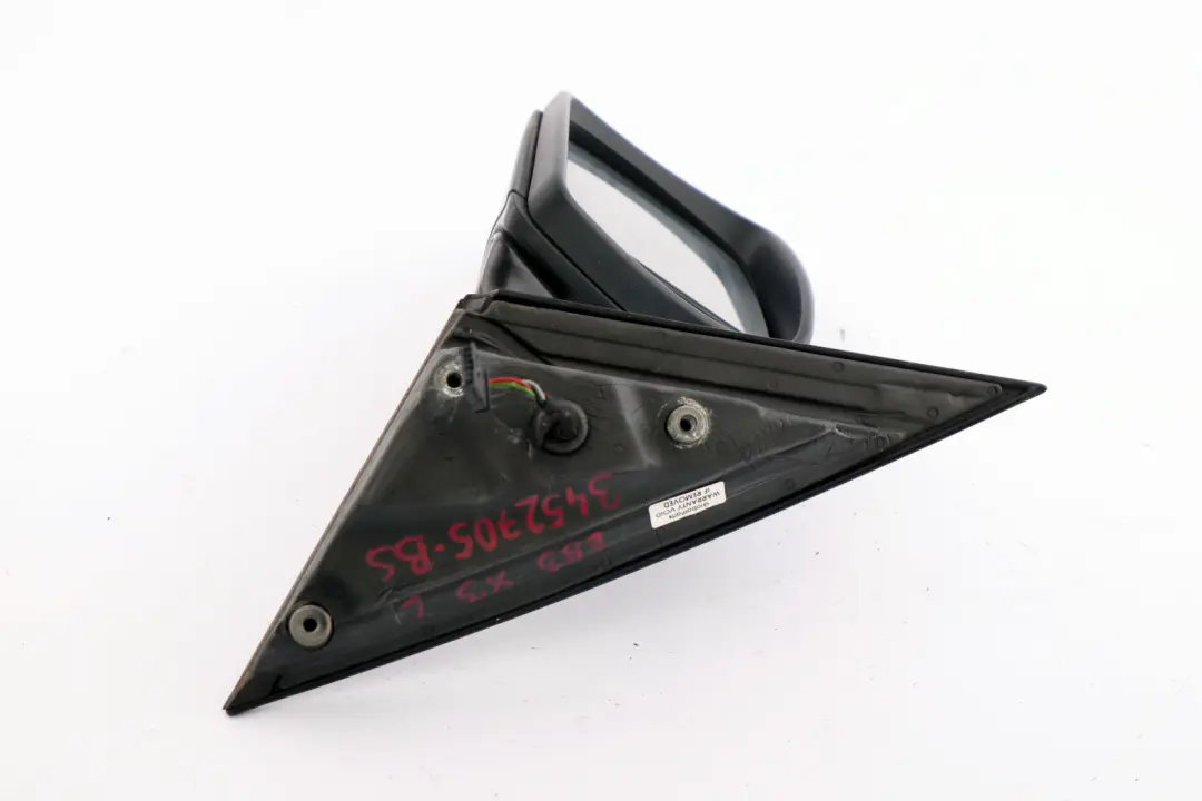 High Gloss Left Door Wing Mirror N/S Black Sapphire to BMW X3 Series E83 M Sport with Part number 3452705 BMW X3 Series E83 M Sport High Gloss Left Door Wing Mirror N/S Black Sapphire - SKU rhd-3452705-BS - Part number 3452705