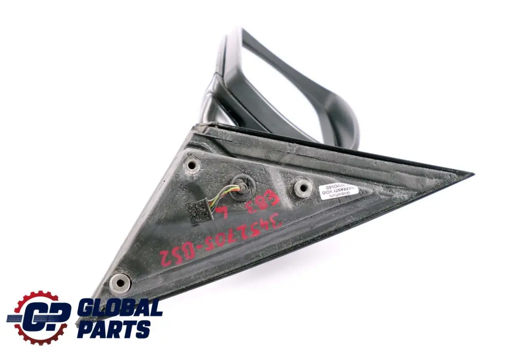 High Gloss Left Door Wing Mirror N/S Black Sapphire to BMW X3 Series 2 E83 M Sport with Part number 3452705 BMW X3 Series 2 E83 M Sport High Gloss Left Door Wing Mirror N/S Black Sapphire - SKU rhd-3452705-BS2 - Part number 3452705