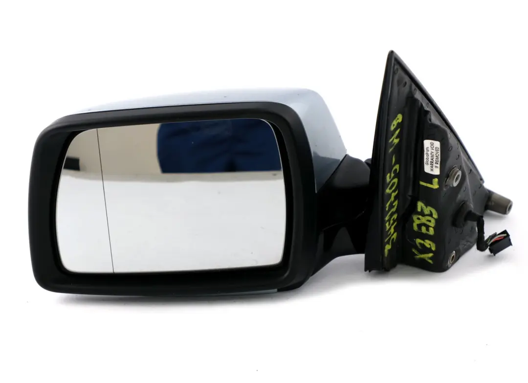 High Gloss Heated Left N/S Wing Mirror Bluewater 896 to BMW X3 Series E83 M Sport with Part number 3452705 BMW X3 Series E83 M Sport High Gloss Heated Left N/S Wing Mirror Bluewater 896 - SKU rhd-3452705-WB - Part number 3452705