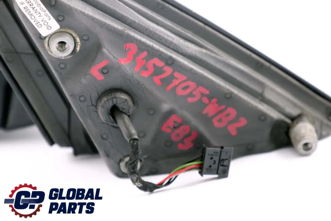 High Gloss Heated Left N/S Wing Mirror Bluewater 896 to BMW X3 Series E83 2 Sport with Part number 3452705 BMW X3 Series E83 2 Sport High Gloss Heated Left N/S Wing Mirror Bluewater 896 - SKU rhd-3452705-WB2 - Part number 3452705