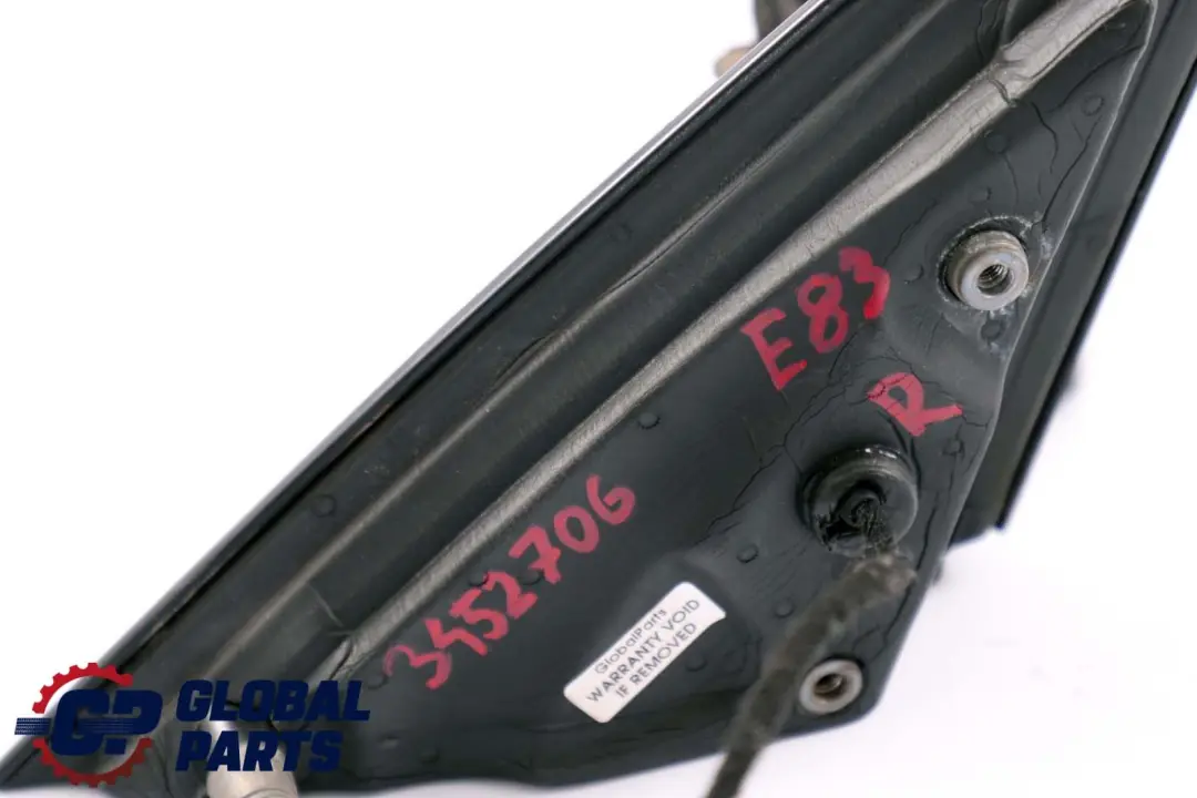 High Gloss Heated Right O/S Door Wing Mirror Glass Base to BMW X3 E83 Sport with Part number 3452706 BMW X3 E83 Sport High Gloss Heated Right O/S Door Wing Mirror Glass Base - SKU rhd-3452706 - Part number 3452706