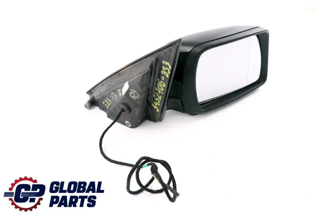High Gloss Right Door Wing Mirror O/S Black Sapphire to BMW X3 Series 3 E83 M Sport with Part number 3452706 BMW X3 Series 3 E83 M Sport High Gloss Right Door Wing Mirror O/S Black Sapphire - SKU rhd-3452706-BS3 - Part number 3452706