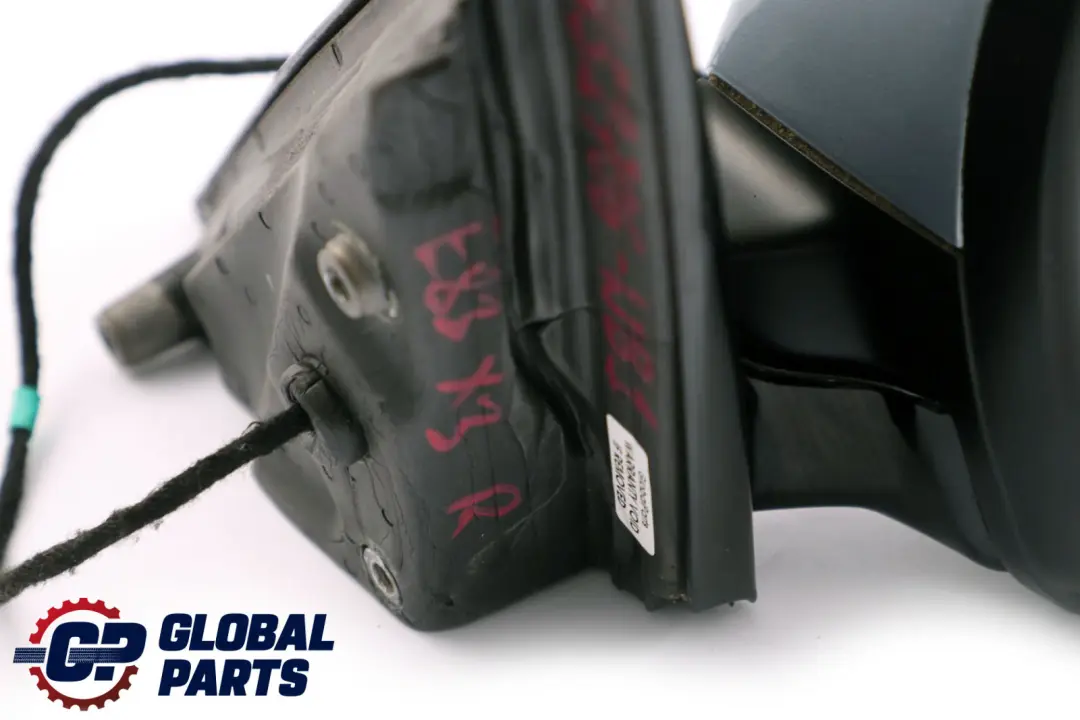 High Gloss Heated Right O/S Wing Mirror Bluewater 896 to BMW X3 Series 1 E83 Sport with Part number 3452706 BMW X3 Series 1 E83 Sport High Gloss Heated Right O/S Wing Mirror Bluewater 896 - SKU rhd-3452706-WB1 - Part number 3452706