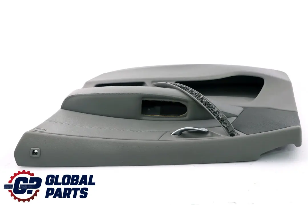 Front Right O/S Door Card Lining Trim Leather Grey to BMW X3 Series E83 LCI with Part number 3453856 BMW X3 Series E83 LCI Front Right O/S Door Card Lining Trim Leather Grey - SKU rhd-3453856 - Part number 3453856