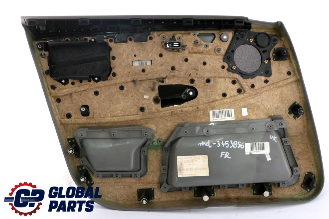 Front Right O/S Door Card Lining Trim Leather Grey to BMW X3 Series E83 LCI with Part number 3453856 BMW X3 Series E83 LCI Front Right O/S Door Card Lining Trim Leather Grey - SKU rhd-3453856 - Part number 3453856