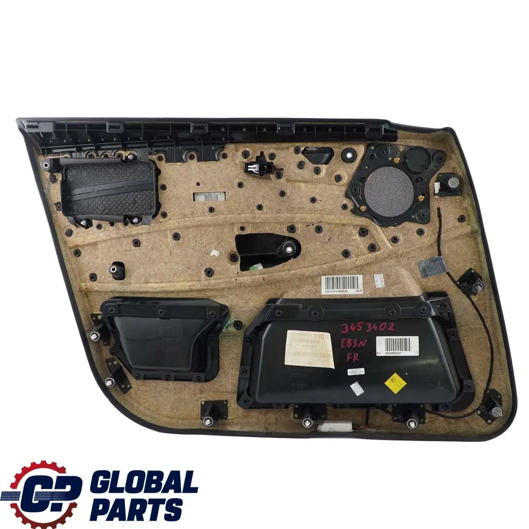 BMW X3 Series E83 LCI Front Right O/S Door Card Lining Leather Nevada Oyster - SKU rhd-3454644 - Part number 3454644