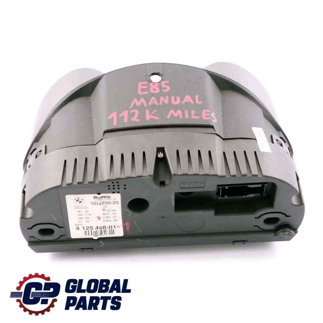 BMW Z4 Series E85 Petrol Instrument Cluster Speedo Clocks MPH Manual - SKU rhd-4125488-1 - Part number 4125488