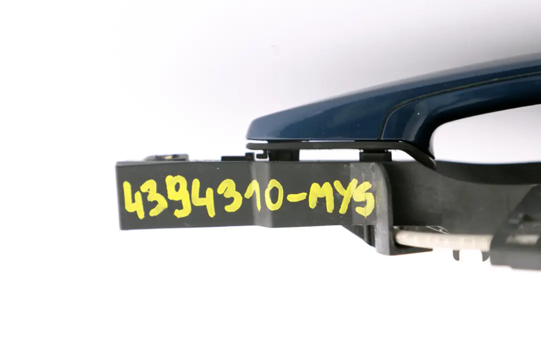 BMW 3 Series E90 E91 Complete Front Right Grab Handle O/S Mysticblau Mystic Blue - SKU rhd-4394310-MYS - Part number 4394310