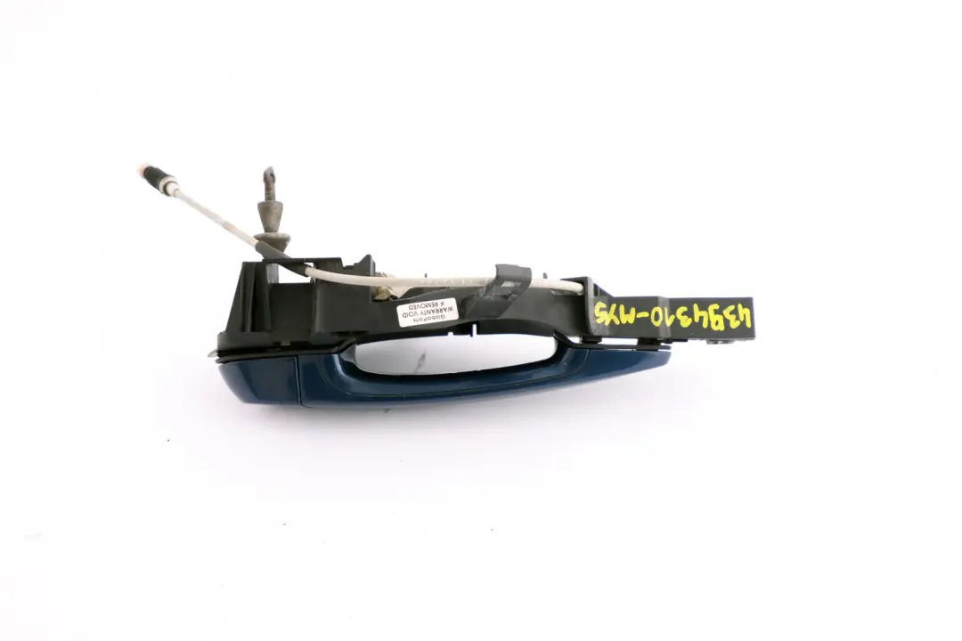 Complete Front Right Grab Handle O/S Mysticblau Mystic Blue to BMW 3 Series E90 E91 with Part number 4394310 BMW 3 Series E90 E91 Complete Front Right Grab Handle O/S Mysticblau Mystic Blue - SKU rhd-4394310-MYS - Part number 4394310