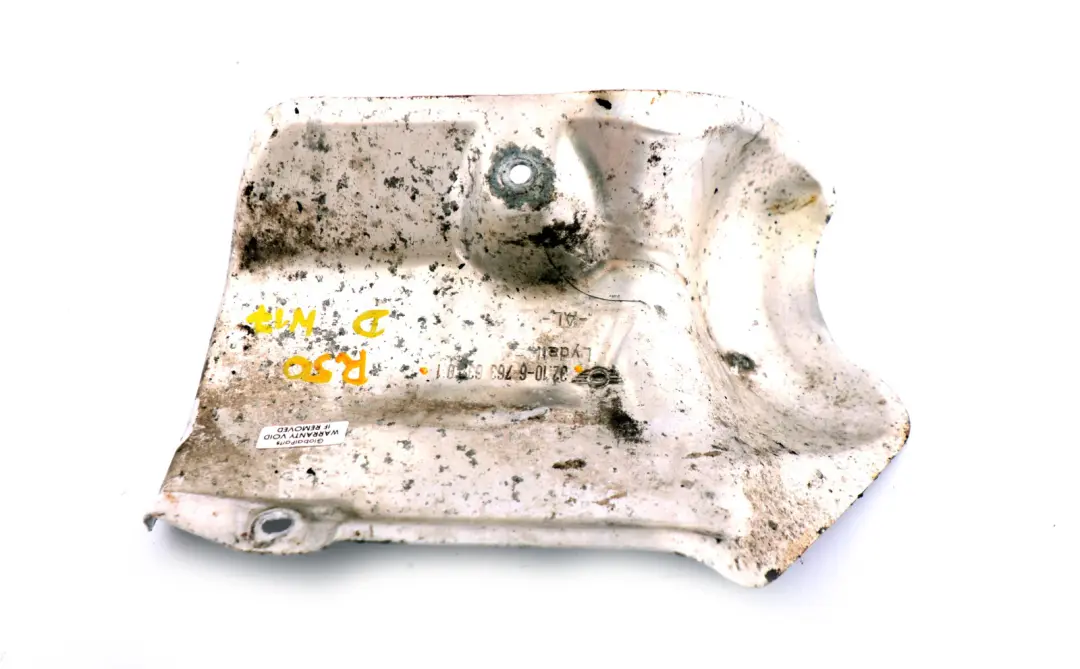 BMW Mini One D R50 W17 Steering Box Heat Shield Resistant Plate - SKU rhd-6763637 - Part number 6763637