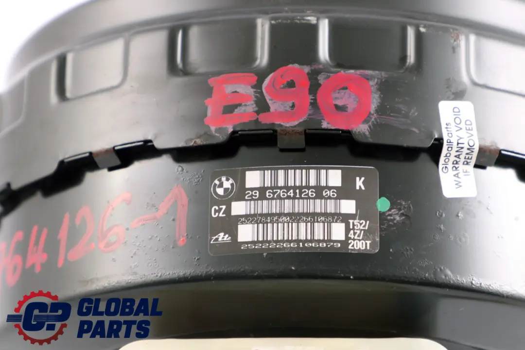 Brake Servo Unit Master Cylinder to BMW 1 3 Series E81 E87 E90 E91 E92 with Part number 6764126 BMW 1 3 Series E81 E87 E90 E91 E92 Brake Servo Unit Master Cylinder - SKU rhd-6764126-1 - Part number 6764126