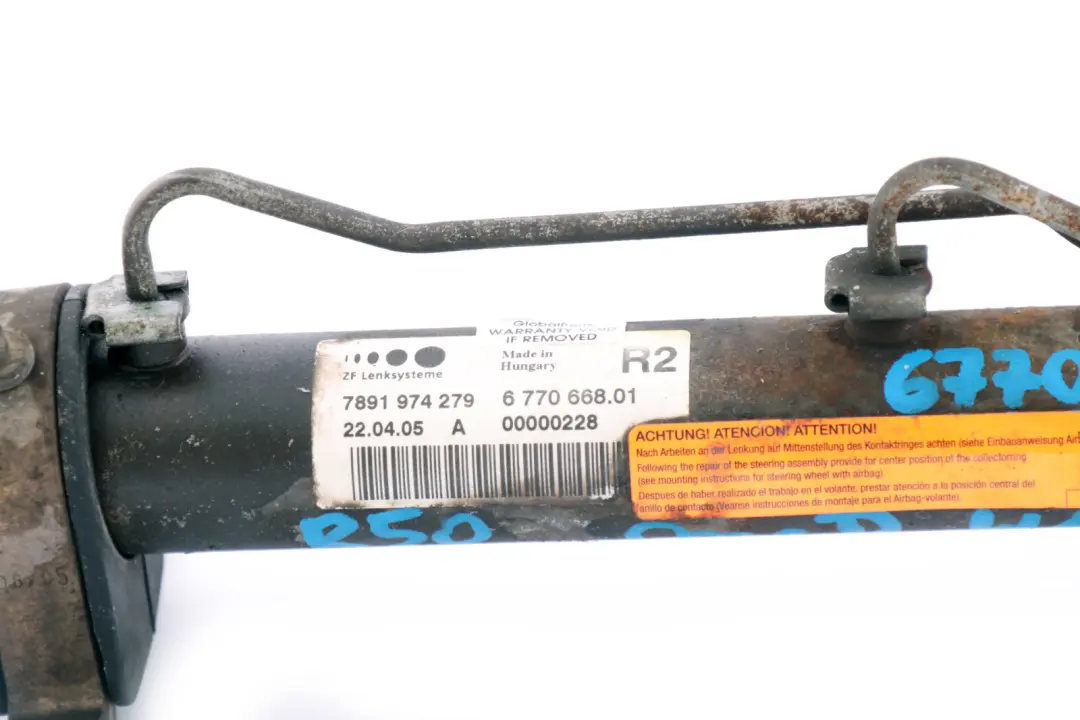 MINI R50 One D Diesel W17 Hydro Power Steering Rack Gear - SKU rhd-6770670 - Part number 6770668