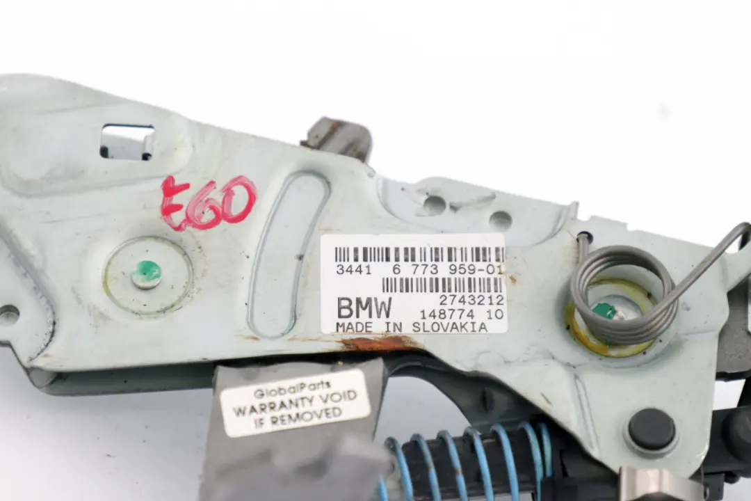 Handbrake Brake Lever Chrome to BMW 5 Series E60 E61 LCI with Part number 6773959 BMW 5 Series E60 E61 LCI Handbrake Brake Lever Chrome - SKU rhd-6773959 - Part number 6773959