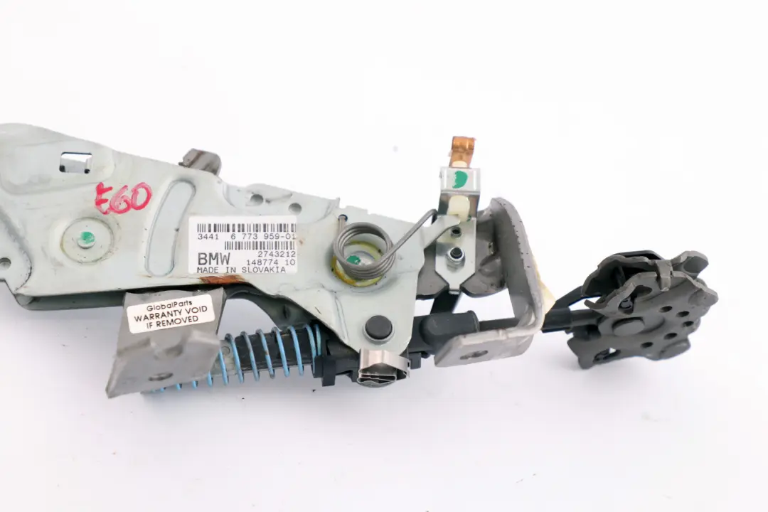 Handbrake Brake Lever Chrome to BMW 5 Series E60 E61 LCI with Part number 6773959 BMW 5 Series E60 E61 LCI Handbrake Brake Lever Chrome - SKU rhd-6773959 - Part number 6773959