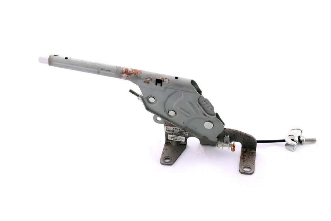 Handbrake Lever Mechanism to BMW Mini Cooper One R50 R52 R53 R55 R56 R57 R58 R59 with Part number 6774814 BMW Mini Cooper One R50 R52 R53 R55 R56 R57 R58 R59 Handbrake Lever Mechanism - SKU 6774814 - Part number 6774814