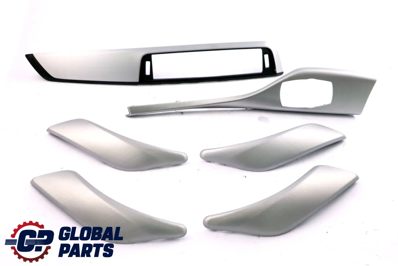 BMW 1 Series F20 LCI Set Trim Strip Dashboard Cover Handle Brushed Aluminium