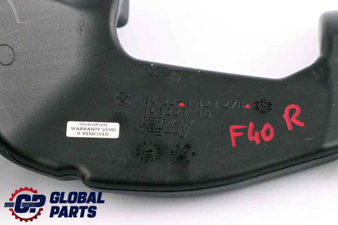 BMW 1 2 Series F40 F44 Footwell Ventilation Air Duct Right O/S - SKU rhd-6823276 - Part number 6823276