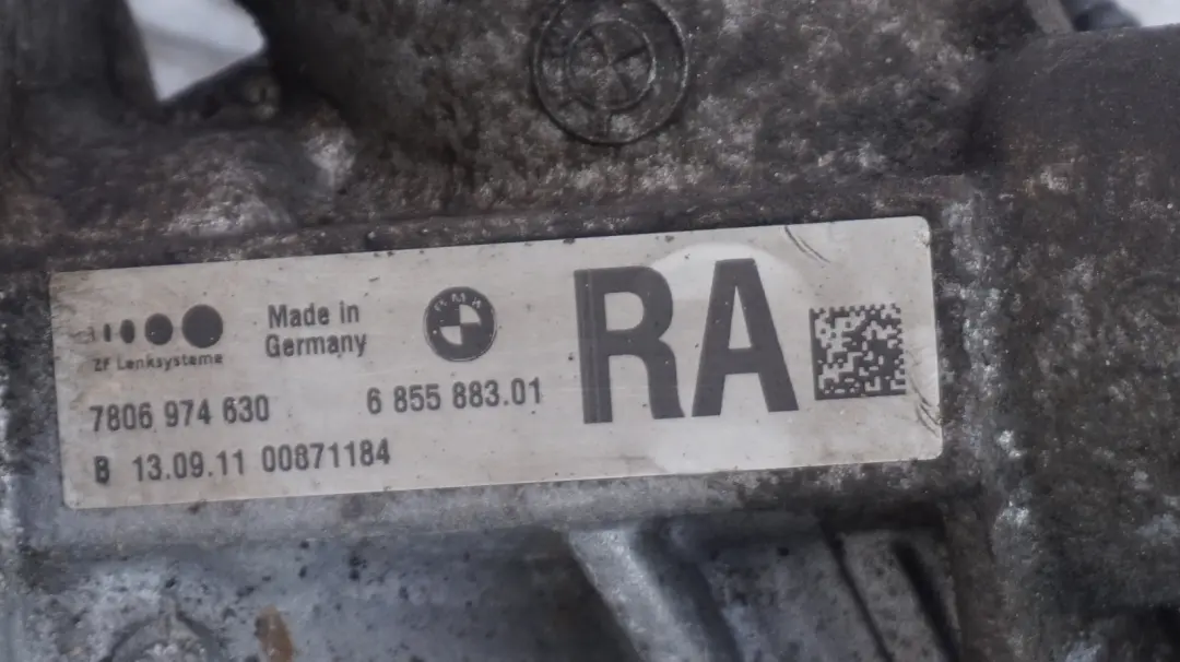 BMW 1 3 Series E81 E87 LCI E90 E91 Power Steering Rack Boxes Electric - SKU rhd-6855883 - Part number 6855883