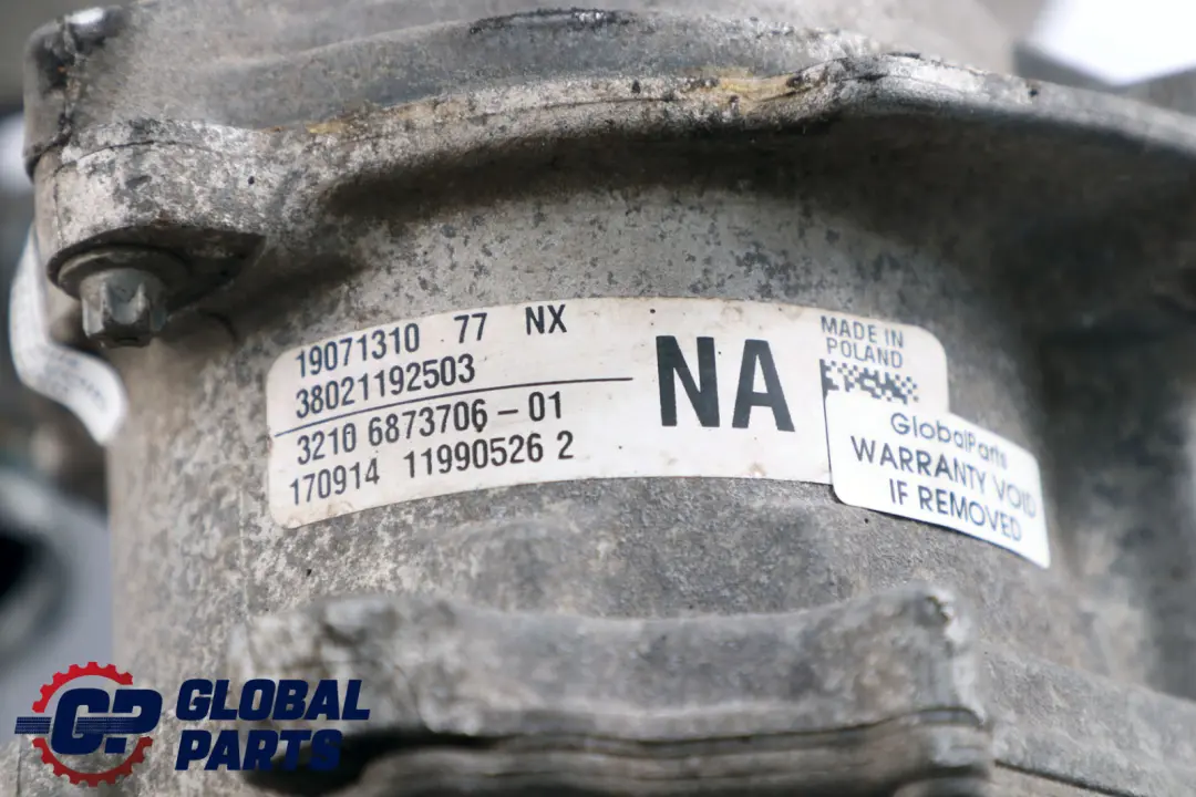 Steering Rack Box Gear to BMW Mini Cooper F55 F56 F57 Electric Power with Part number 6873706 BMW Mini Cooper F55 F56 F57 Electric Power Steering Rack Box Gear - SKU rhd-6873706 - Part number 6873706