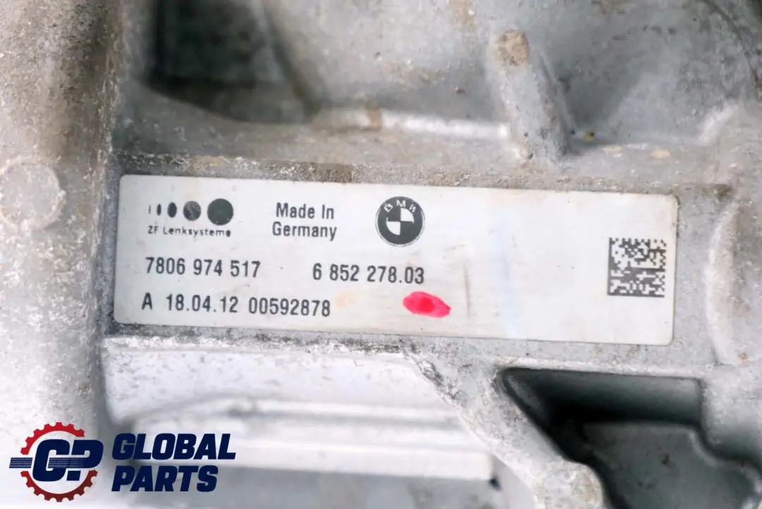 BMW 5 6 7 Series F01 LCI F07 F10 F11 F12 Power Steering Rack Box Gear - SKU rhd-6883547 - Part number 6852278