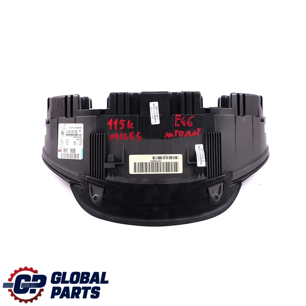 BMW 3 E46 Saloon Touring Instrument Cluster Speedo Clocks Automatic - SKU rhd-6901926 - Part number 6901926