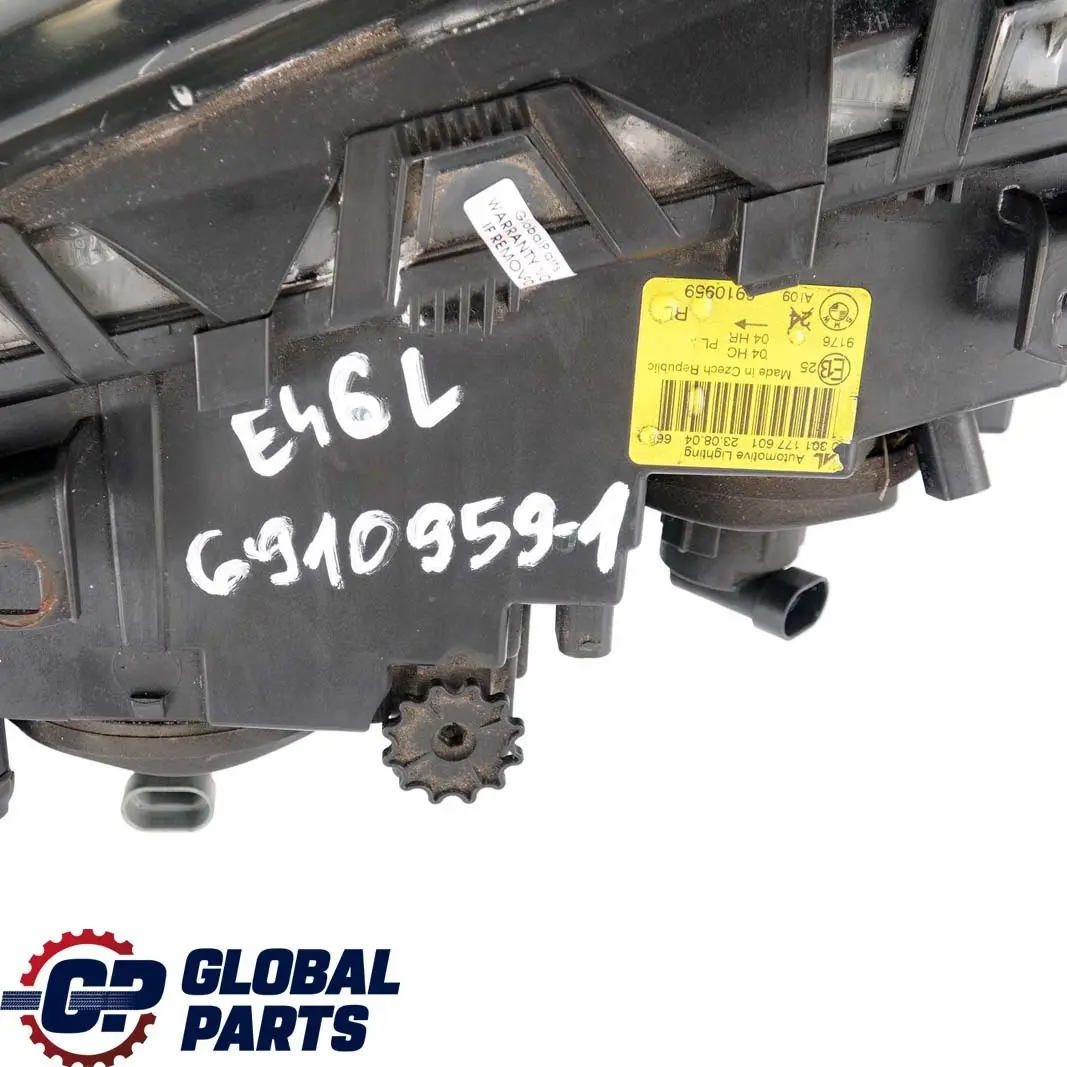 Headlight Headlamp Front Lamp Light Left N/S 6910959 to BMW 3 Series E46 with Part number 7165773 BMW 3 Series E46 Headlight Headlamp Front Lamp Light Left N/S 6910959 - SKU rhd-6910959-1 - Part number 7165773