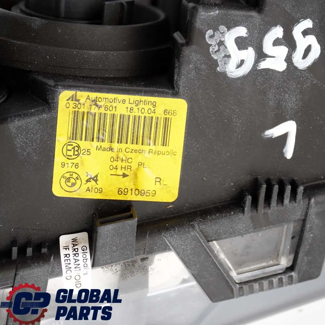 Headlight Headlamp Front Light Lamp Front Left N/S 6910959 to BMW 3 Series E46 with Part number 7165773 BMW 3 Series E46 Headlight Headlamp Front Light Lamp Front Left N/S 6910959 - SKU rhd-6910959-2 - Part number 7165773