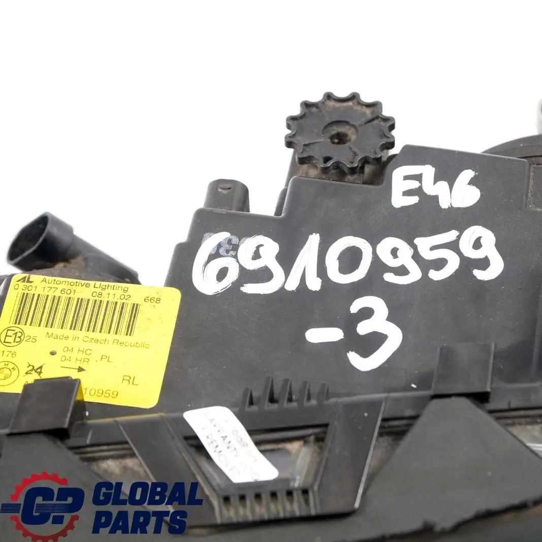 Headlight Headlamp Front Light Lamp Front Left N/S 6910959 to BMW 3 Series E46 with Part number 7165773 BMW 3 Series E46 Headlight Headlamp Front Light Lamp Front Left N/S 6910959 - SKU rhd-6910959-3 - Part number 7165773