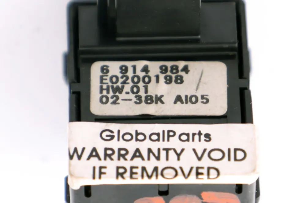 BMW Z4 Series E85 Switch Window Lifter Passenger's Side Left N/S - SKU rhd-6914984-1 - Part number 6914984
