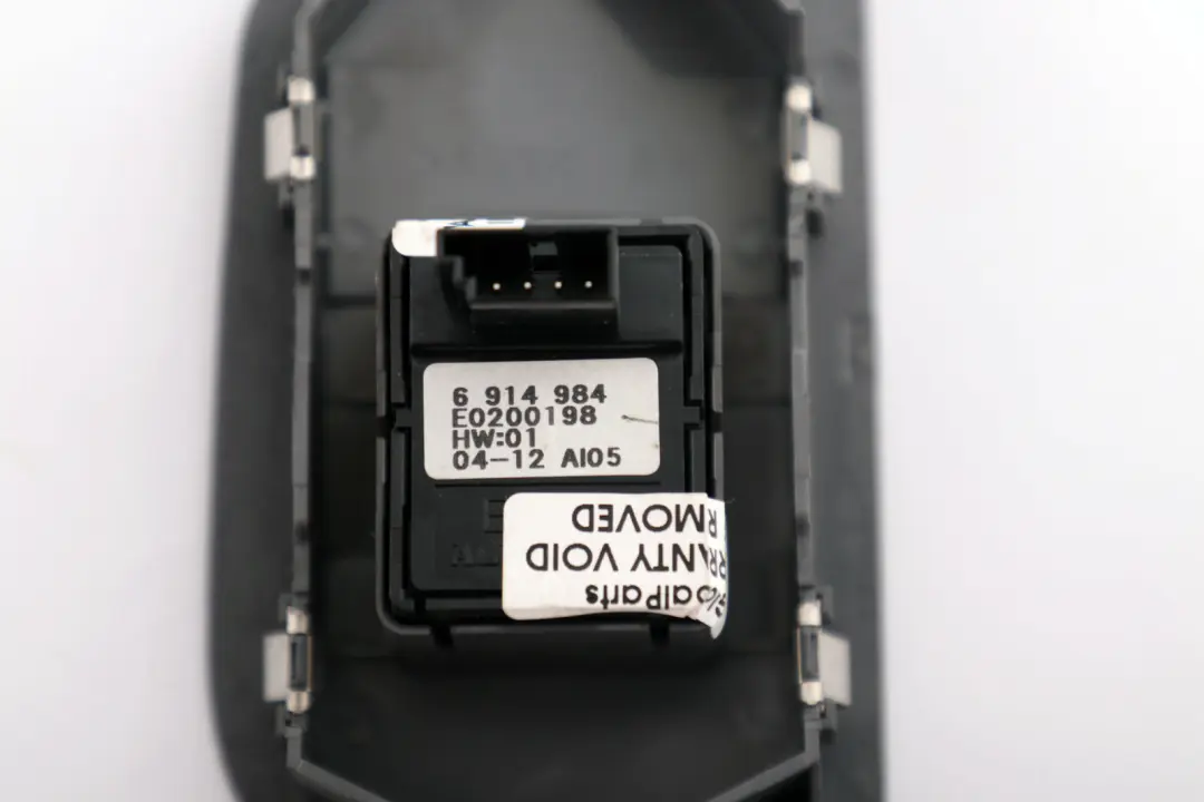 BMW E85 Interrupteur lève vitre côté passager gauche - SKU rhd-6914984 - Numéro de pièce 6914984