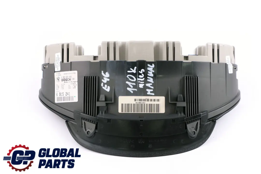 Instrument Cluster Speedo Clocks Manual 6915241 to BMW 3 Series E46 with Part number 6985647 BMW 3 Series E46 Instrument Cluster Speedo Clocks Manual 6915241 - SKU rhd-6915241 - Part number 6985647