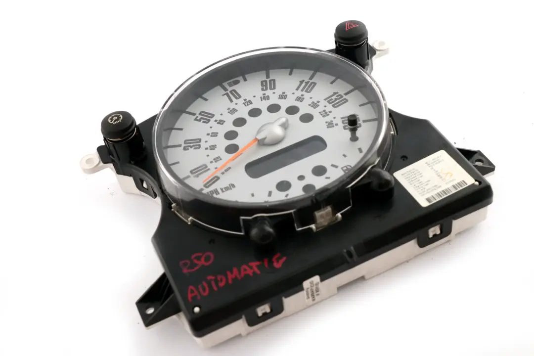 Speedometer Speedo Clock Instrument Cluster 6921517 to Mini Cooper One R50 R52 with Part number 6936282 Mini Cooper One R50 R52 Speedometer Speedo Clock Instrument Cluster 6921517 - SKU rhd-6921517 - Part number 6936282