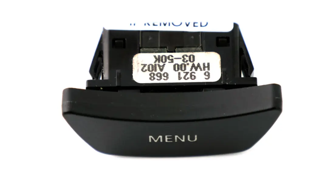 Menu Schalter Schwarz für BMW 5 er E60 E61 E63 E64 mit Teilenummer 6921668 BMW 5 er E60 E61 E63 E64 Menu Schalter Schwarz - SKU 6921668 - Teilenummer 6921668