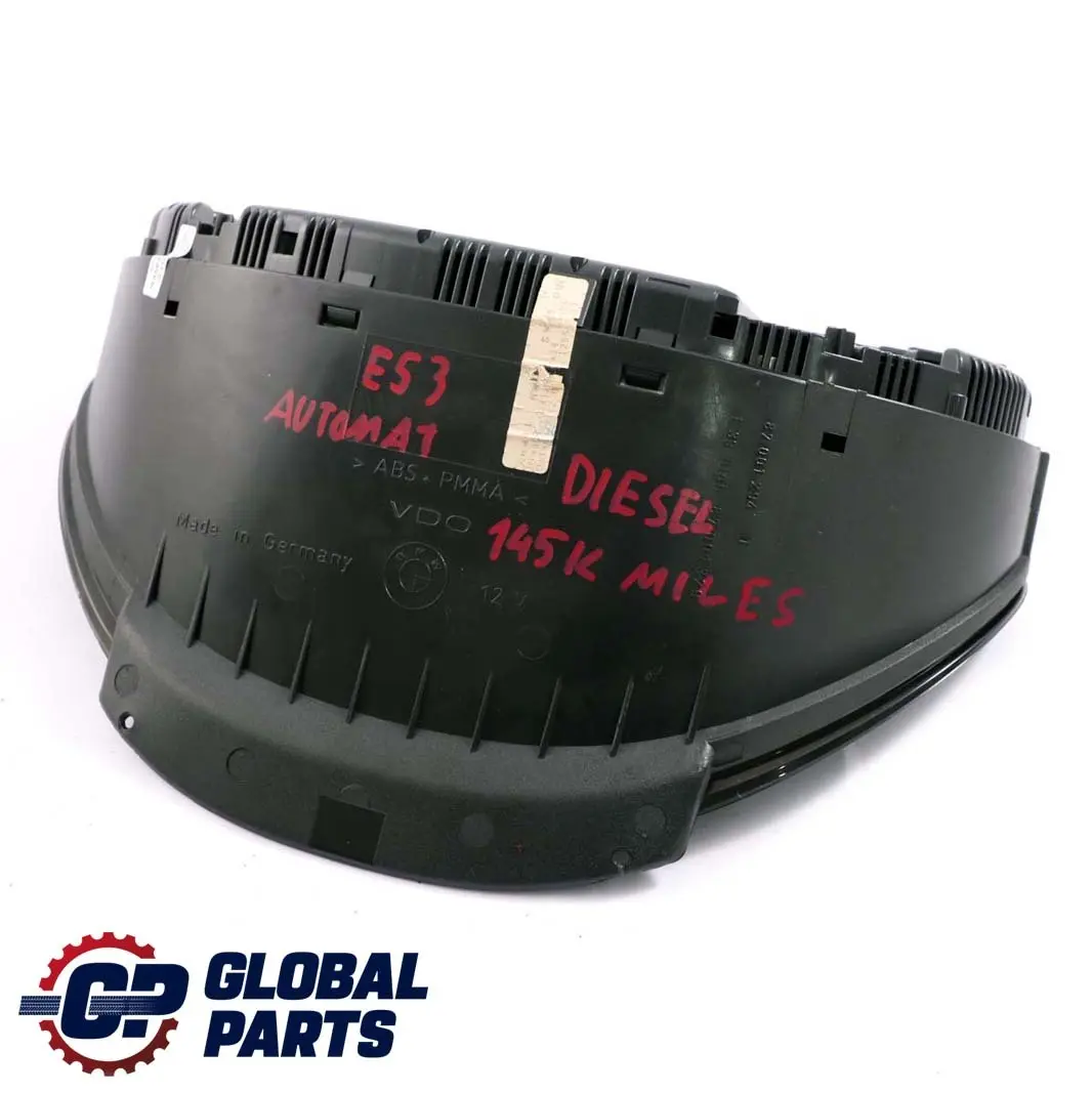 BMW X5 E53 M57 M57N 3.0d Instrument Cluster Speedo Clocks Automatic MPH - SKU rhd-6923072 - Part number 6923072