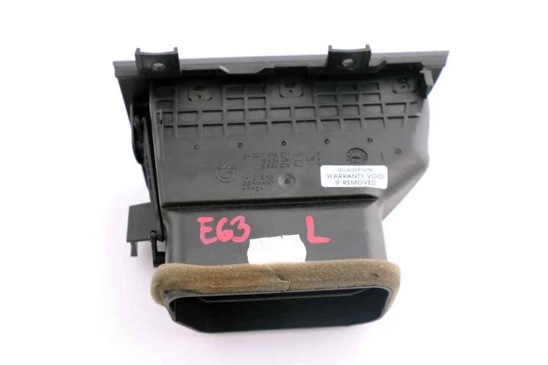 Fresh Air Grille Passenger Side Left N/S to BMW 6 Series E63 E64 with Part number 6924279 BMW 6 Series E63 E64 Fresh Air Grille Passenger Side Left N/S - SKU rhd-6924279-1 - Part number 6924279