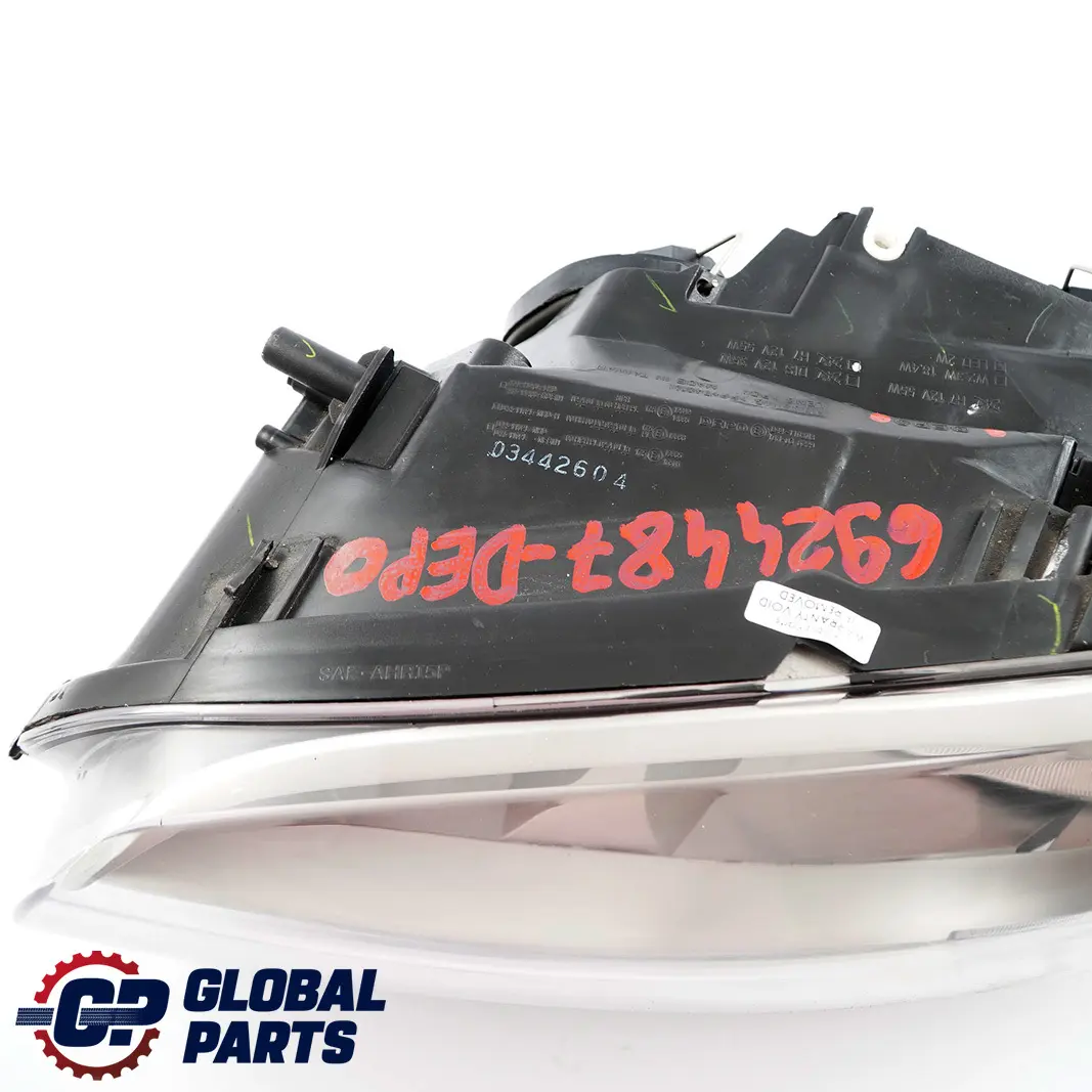 Side Headlight Lamp Left N/S DEPO to BMW 1 Series E87 Passenger with Part number 6924487 BMW 1 Series E87 Passenger Side Headlight Lamp Left N/S DEPO - SKU rhd-6924487-DEPO - Part number 6924487