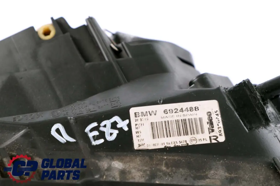 BMW 1 Series 6 E87 Driver Side Right O/S Headlight Headlamp Front Lamp - SKU rhd-6924488-6 - Part number 6924488