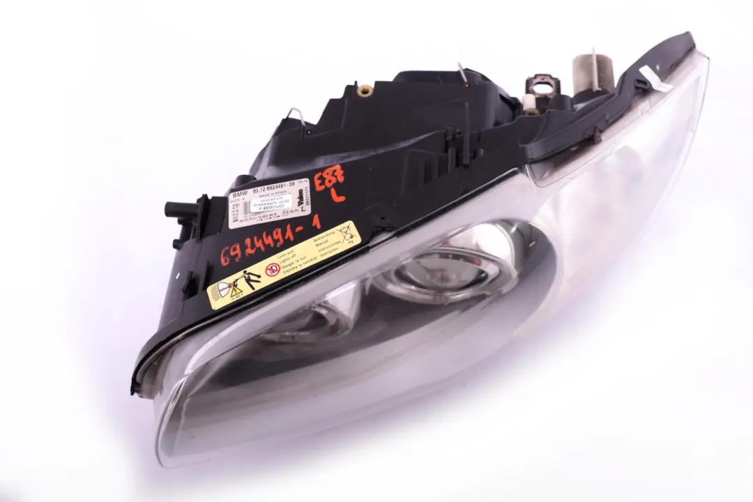 GENUINE BMW E87 Bi-Xenon Headlight Passenger Front Lamp Left N/S to with Part number 6924491 GENUINE BMW E87 Bi-Xenon Headlight Passenger Front Lamp Left N/S - SKU rhd-6924491-1 - Part number 6924491