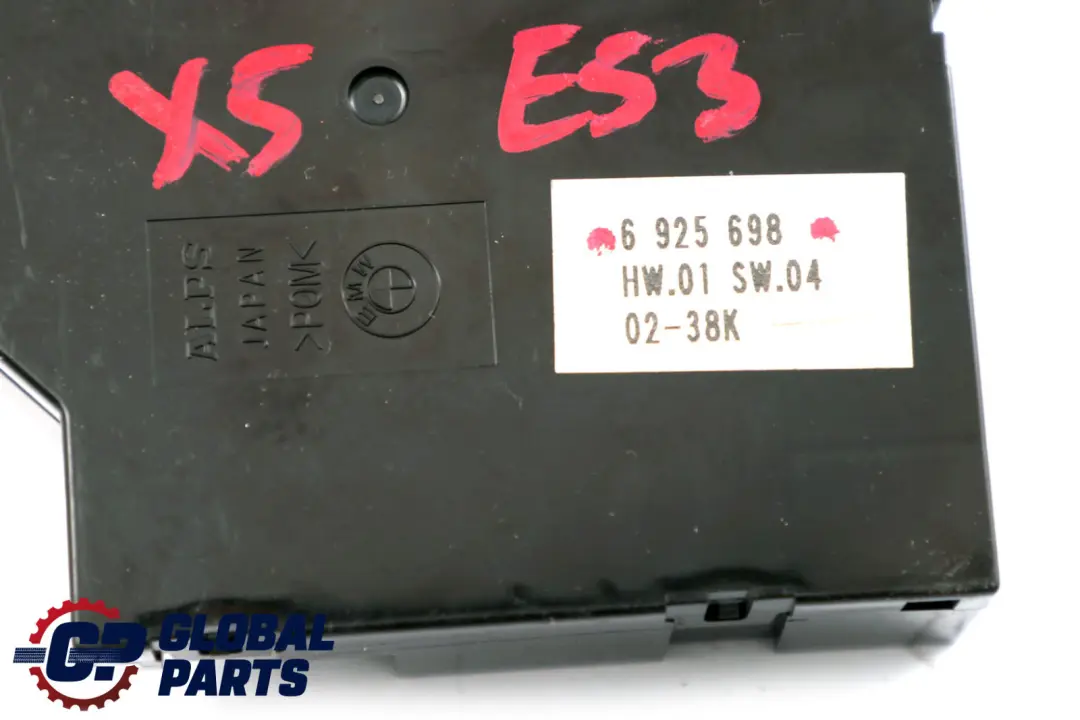 Driver Door Right Window Lifter Control Switch Unit O/S to BMW X5 Series E53 with Part number 6925698 BMW X5 Series E53 Driver Door Right Window Lifter Control Switch Unit O/S - SKU rhd-6925698-1 - Part number 6925698